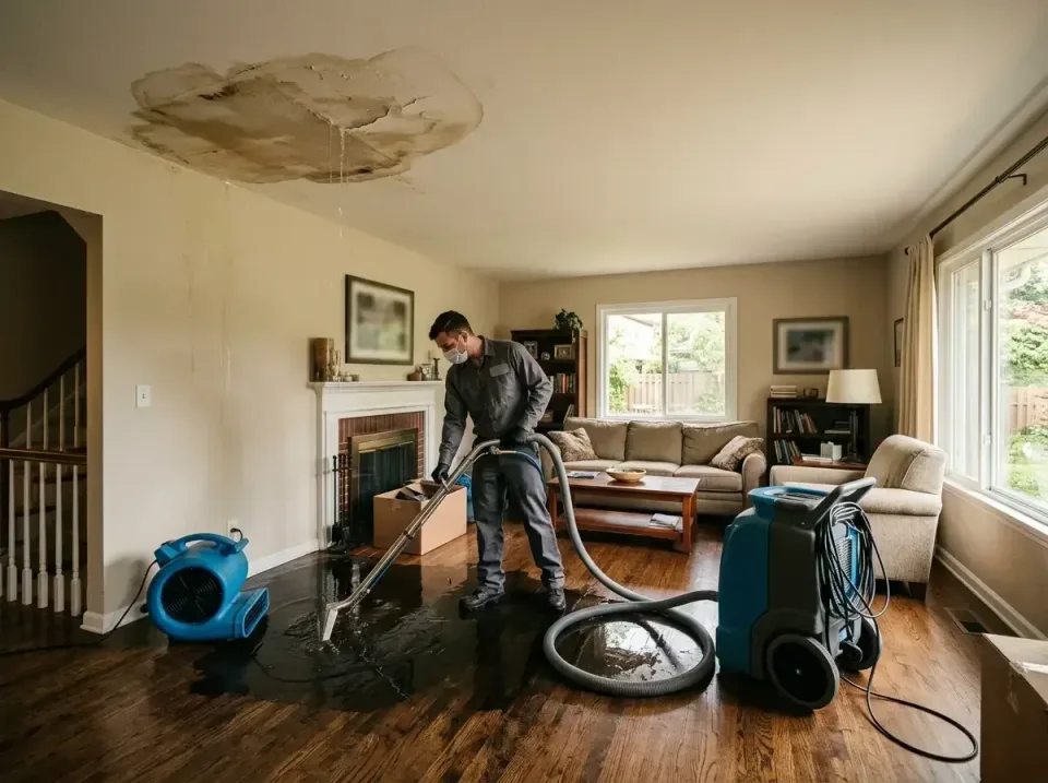 attic-pipe-burst-ceiling-drip-008 — frequently asked questions, Water Damage Restoration & Carpet Care in McCalla, AL